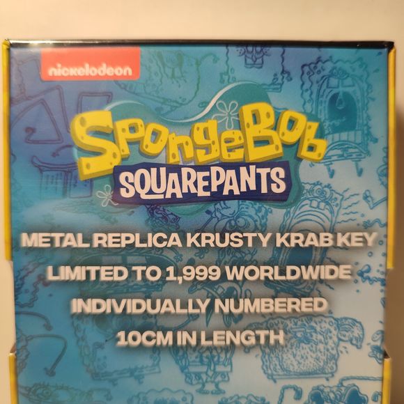 Spongebob Squarepants 24k Gold Plated Key To The Krusty Krab Figurine - Picture 2 of 4